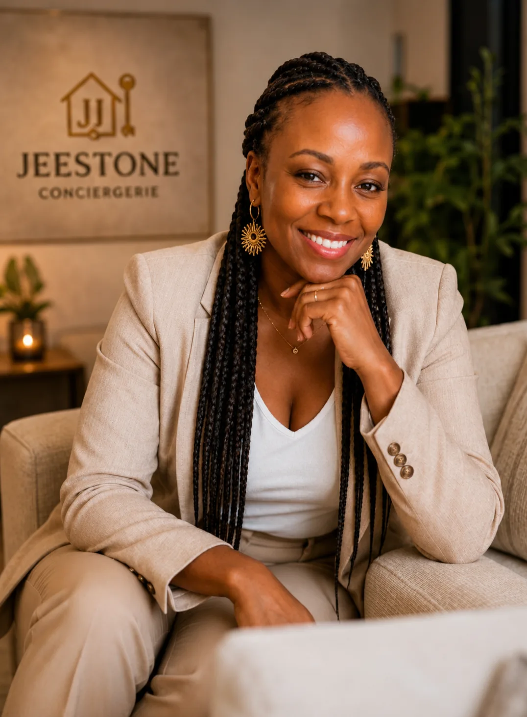 Johanna, fondatrice de Jeestone Conciergerie